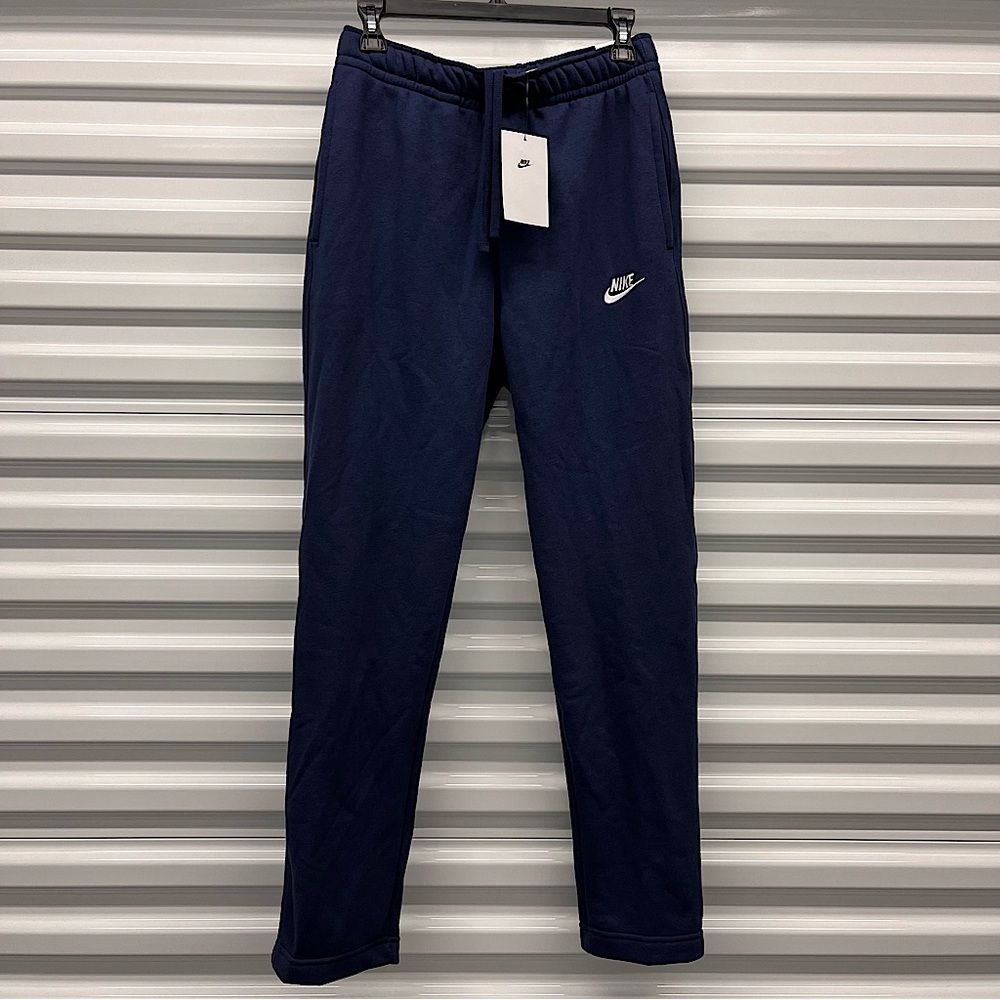 Nike Mens Blue Sportswear Club Fleece Sweatpants Jogging Pants BV2707-410 small